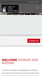 Mobile Screenshot of milesendmotors.ca
